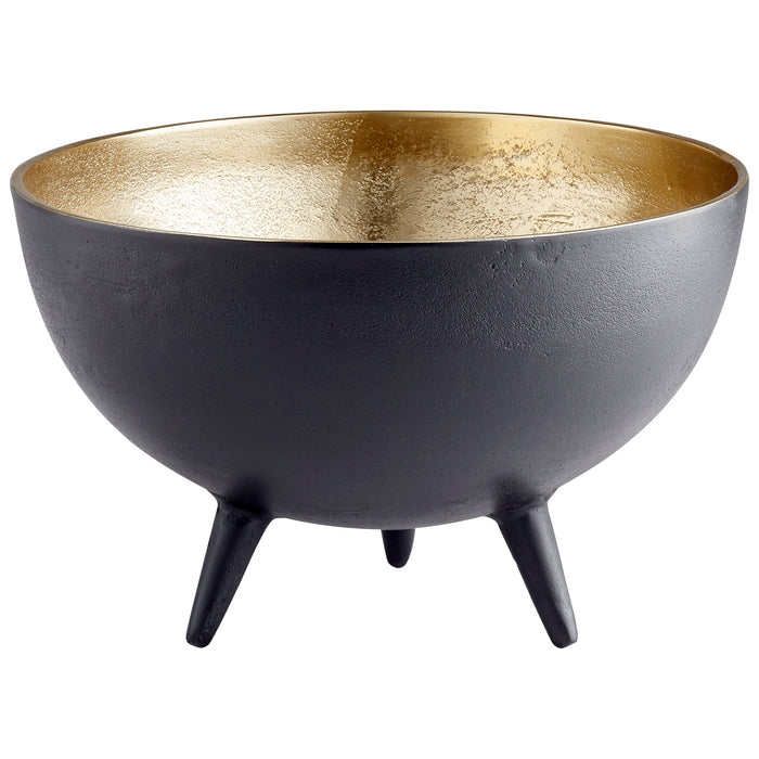 Myhouse Lighting Cyan - 10637 - Bowl - Matt Black And Gold