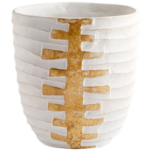 Myhouse Lighting Cyan - 10671 - Vase - White And Gold