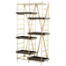 Myhouse Lighting Cyan - 10762 - Etagere - Gold And Grey