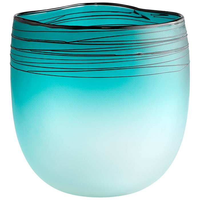 Myhouse Lighting Cyan - 10895 - Vase - Blue And White