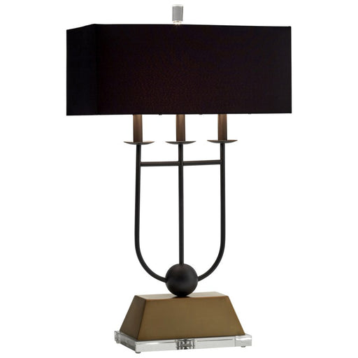 Myhouse Lighting Cyan - 10983 - Three Light Table Lamp - Black And Gold