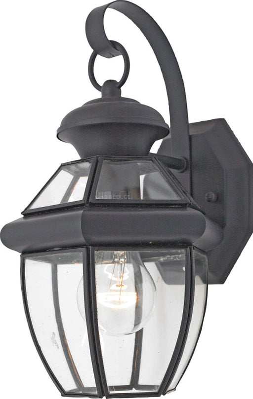 Myhouse Lighting Quoizel - NY8315K - One Light Outdoor Wall Lantern - Newbury - Mystic Black