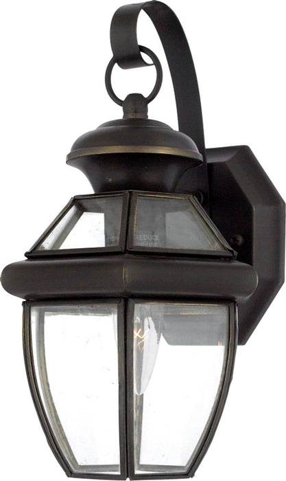 Myhouse Lighting Quoizel - NY8315Z - One Light Outdoor Wall Lantern - Newbury - Medici Bronze