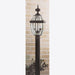 Myhouse Lighting Quoizel - NY9042K - Two Light Outdoor Post Mount - Newbury - Mystic Black