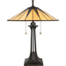 Myhouse Lighting Quoizel - TF6668VB - Two Light Table Lamp - Gotham - Vintage Bronze