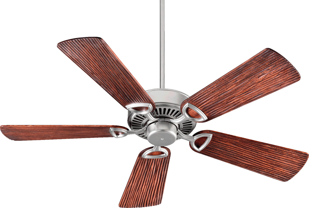 Myhouse Lighting Quorum - 43525-65 - 52"Ceiling Fan - Estate - Satin Nickel