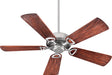 Myhouse Lighting Quorum - 43525-65 - 52"Ceiling Fan - Estate - Satin Nickel