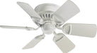 Myhouse Lighting Quorum - 51306-8 - 30"Ceiling Fan - Medallion - Studio White