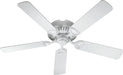 Myhouse Lighting Quorum - 51525-6 - 52"Ceiling Fan - Medallion - White