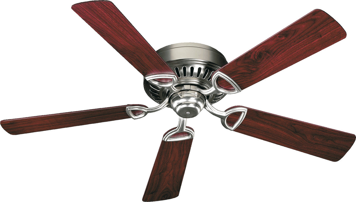 Myhouse Lighting Quorum - 51525-6522 - 52"Ceiling Fan - MEDALLION 52 - Satin Nickel