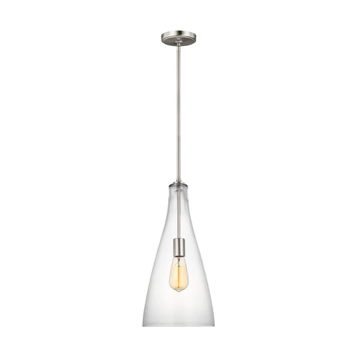 Myhouse Lighting Visual Comfort Studio - 6537001EN7-962 - One Light Pendant - Arilda - Brushed Nickel