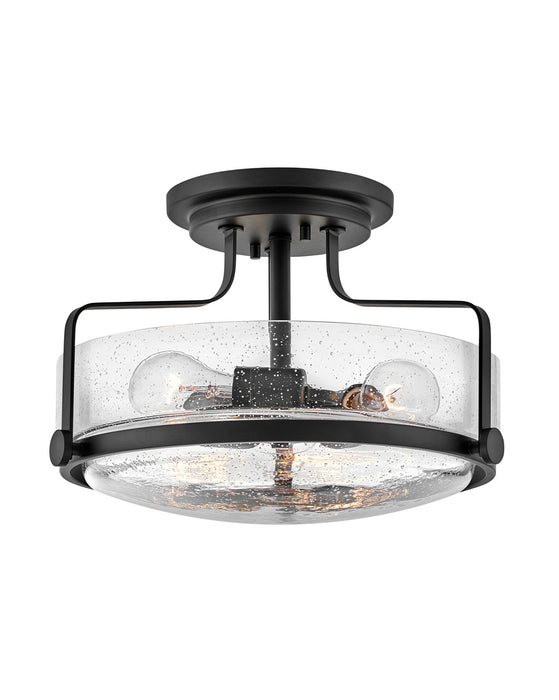 Myhouse Lighting Hinkley - 3641BK-CS - LED Semi-Flush Mount - Harper - Black