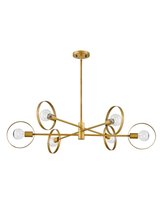 Myhouse Lighting Hinkley - 37296LCB - LED Foyer Pendant - Desi - Lacquered Brass