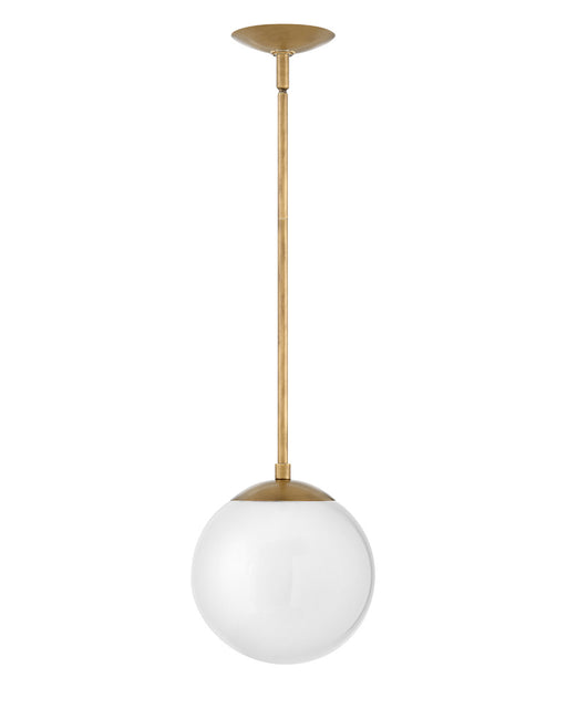 Myhouse Lighting Hinkley - 3747HB-WH - LED Pendant - Warby - Heritage Brass