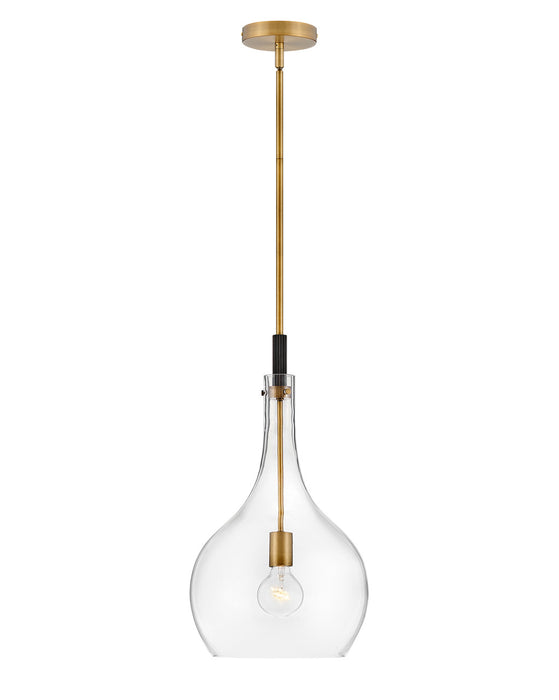 Myhouse Lighting Hinkley - 4457HB-CL - LED Pendant - Ziggy - Heritage Brass