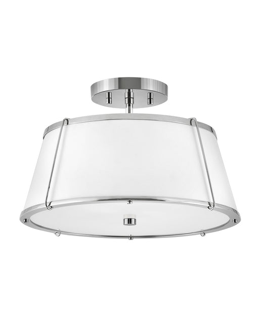 Myhouse Lighting Hinkley - 4893PN - LED Semi-Flush Mount - Clarke - Polished Nickel