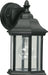 Myhouse Lighting Quorum - 787-15 - One Light Wall Mount - Aluminum Box Lanterns - Black