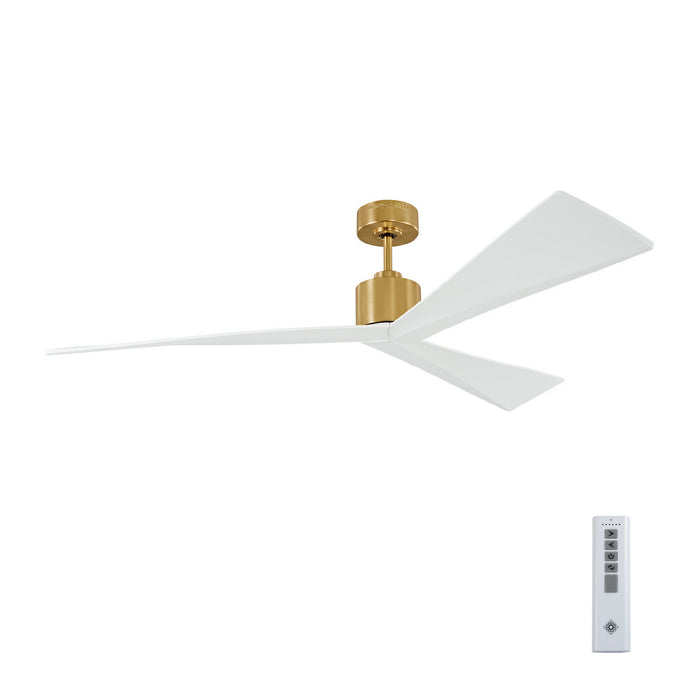 Myhouse Lighting Visual Comfort Fan - 3ADR60BBS - 60``Ceiling Fan - Adler 60 - Burnished Brass