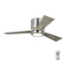 Myhouse Lighting Generation Lighting - 3CLYR42BSLGD-V1 - 42"Ceiling Fan - Clarity - Brushed Steel