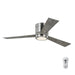 Myhouse Lighting Generation Lighting - 3CLYR52BSLGD-V1 - 52"Ceiling Fan - Clarity - Brushed Steel