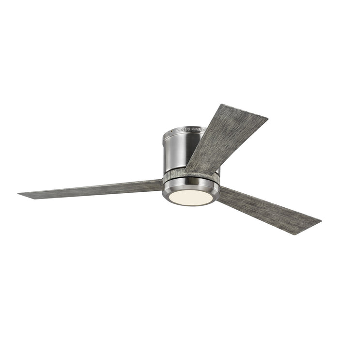 Myhouse Lighting Generation Lighting - 3CLYR52BSLGD-V1 - 52"Ceiling Fan - Clarity - Brushed Steel