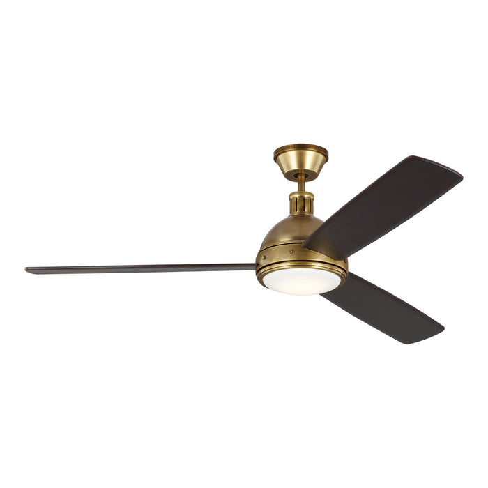 Myhouse Lighting Visual Comfort Fan - 3HCKR60HABD - 60``Ceiling Fan - Hicks 60 - Hand Rubbed Antique Brass