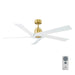 Myhouse Lighting Visual Comfort Fan - 5ASPR56BBS - 56``Ceiling Fan - Aspen 56 - Burnished Brass