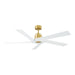 Myhouse Lighting Visual Comfort Fan - 5ASPR56BBS - 56``Ceiling Fan - Aspen 56 - Burnished Brass