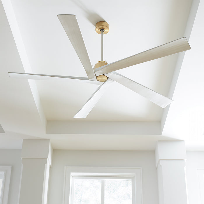 Myhouse Lighting Visual Comfort Fan - 5ASPR70BBS - 70``Ceiling Fan - Aspen 70 - Burnished Brass