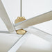 Myhouse Lighting Visual Comfort Fan - 5ASPR70BBS - 70``Ceiling Fan - Aspen 70 - Burnished Brass