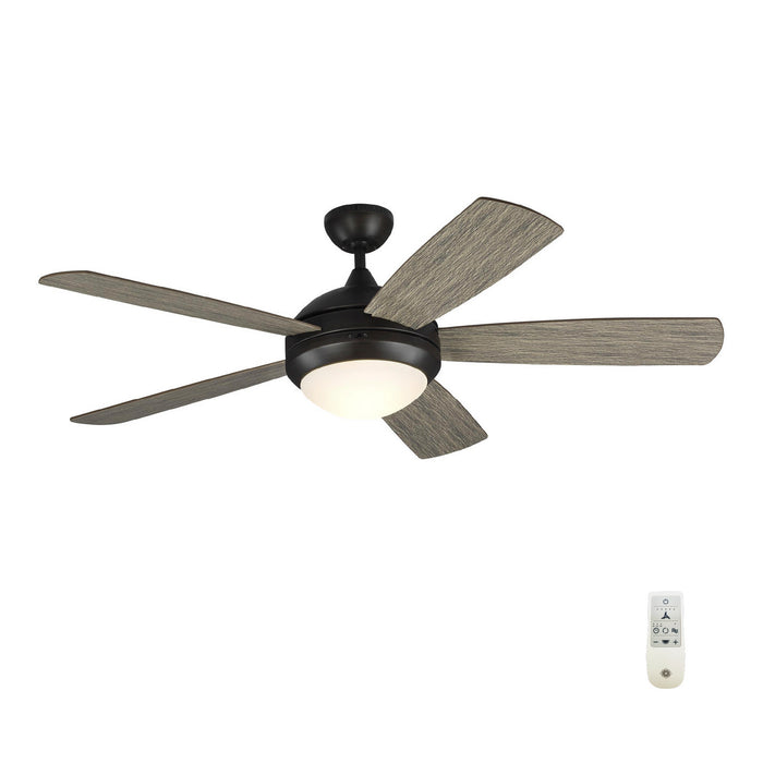 Myhouse Lighting Generation Lighting - 5DISM52AGPD - 52"Ceiling Fan - Discus - Aged Pewter