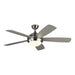 Myhouse Lighting Generation Lighting - 5DISM52BSD - 52"Ceiling Fan - Discus - Brushed Steel