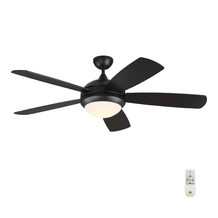 Myhouse Lighting Generation Lighting - 5DISM52MBKD - 52"Ceiling Fan - Discus - Midnight Black