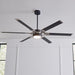 Myhouse Lighting Visual Comfort Fan - 6LFR62MBKD - 62``Ceiling Fan - Loft 62 - Midnight Black