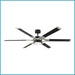 Myhouse Lighting Visual Comfort Fan - 6LFR62MBKD - 62``Ceiling Fan - Loft 62 - Midnight Black