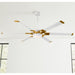 Myhouse Lighting Visual Comfort Fan - 6LFR62RZWBBSD - 62``Ceiling Fan - Loft 62 - Matte White