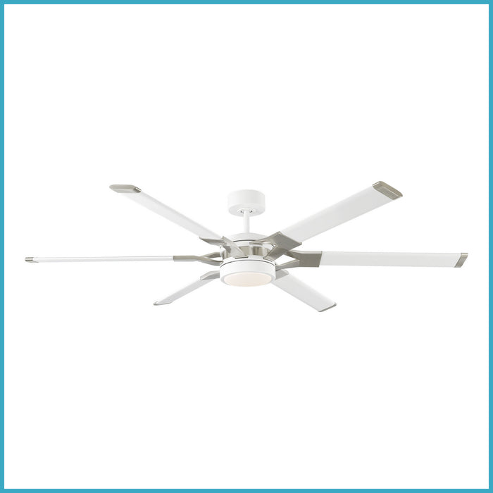 Myhouse Lighting Visual Comfort Fan - 6LFR62RZWD - 62``Ceiling Fan - Loft 62 - Matte White