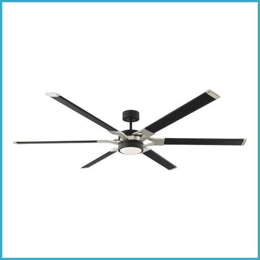 Myhouse Lighting Visual Comfort Fan - 6LFR72MBKD - 72``Ceiling Fan - Loft 72 - Midnight Black