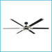 Myhouse Lighting Visual Comfort Fan - 6LFR72MBKD - 72``Ceiling Fan - Loft 72 - Midnight Black