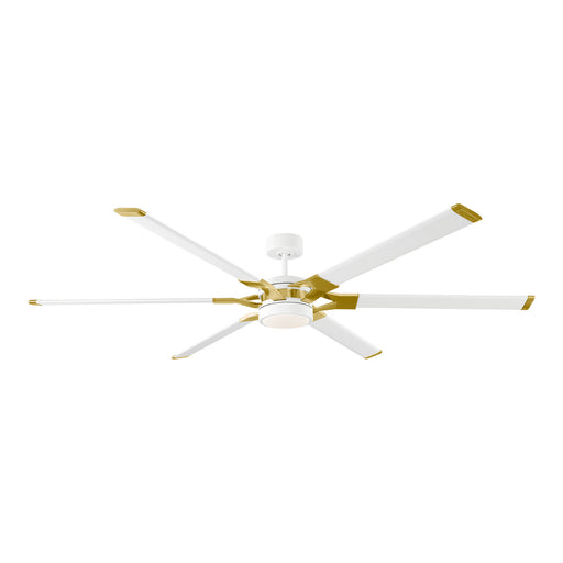 Myhouse Lighting Visual Comfort Fan - 6LFR72RZWBBSD - 72``Ceiling Fan - Loft 72 - Matte White