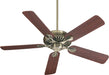 Myhouse Lighting Quorum - 91525-4 - 52"Ceiling Fan - Pinnacle - Antique Brass