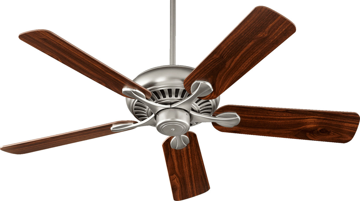 Myhouse Lighting Quorum - 91525-65 - 52"Ceiling Fan - Pinnacle - Satin Nickel