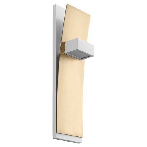 Myhouse Lighting Oxygen - 3-400-640 - LED Wall Sconce - Dario - White W/ Aged Brass