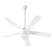 Myhouse Lighting Quorum - 37525-8 - 52"Ceiling Fan - Maxwell - Studio White