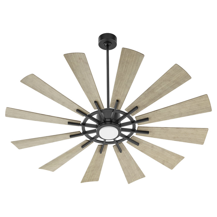 Myhouse Lighting Quorum - 46012-5942 - 60"Patio Fan - Cirque - Matte Black