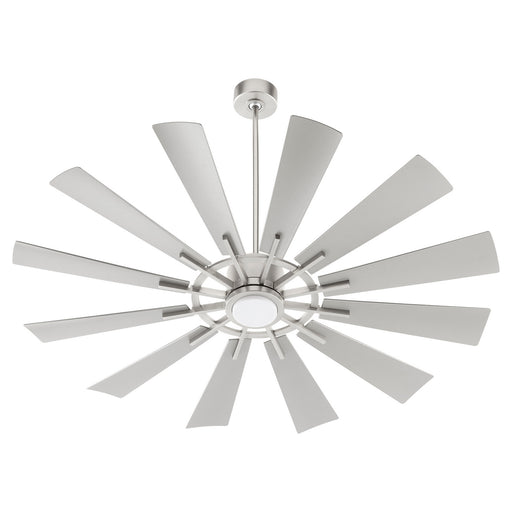 Myhouse Lighting Quorum - 46012-65 - 60"Patio Fan - Cirque - Satin Nickel