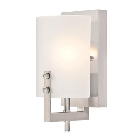 Myhouse Lighting Westinghouse Lighting - 6369500 - One Light Wall Fixture - Enzo James - Brushed Nickel