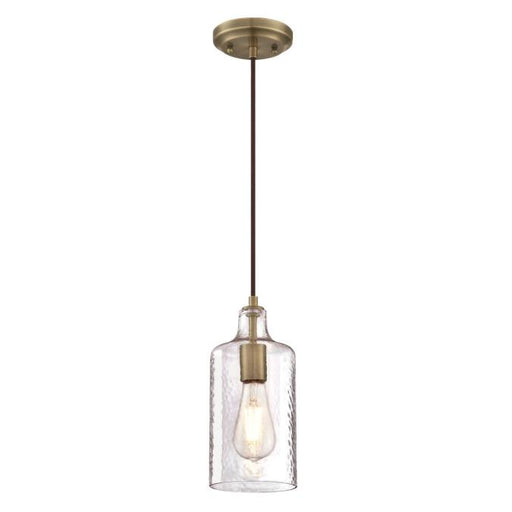 Myhouse Lighting Westinghouse Lighting - 6371400 - One Light Mini Pendant - Carmen - Antique Brass