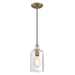 Myhouse Lighting Westinghouse Lighting - 6371400 - One Light Mini Pendant - Carmen - Antique Brass