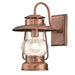 Myhouse Lighting Westinghouse Lighting - 6373100 - One Light Wall Fixture - Santa Fe - Washed Copper